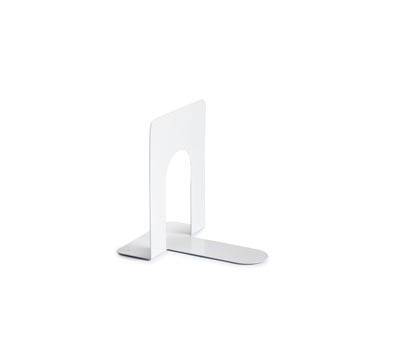 Coppia reggilibri - 12,7 x 16,5 x 16,5 cm - metallo - bianco - Iternet - 7250B - 8028422572501 - DMwebShop