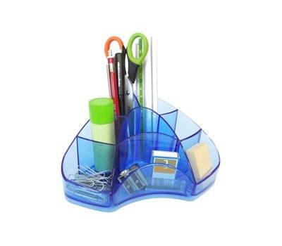 Portapenne Multipot Classic - 14 x 20 x 9 cm - azzurro trasparente - Arda - TR7121BL - 8003438012487 - DMwebShop
