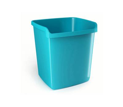 Cestino gettacarte Mydesk - altezza 32,3 cm - 15 lt - turchese - Arda - 8116TU - 8003438014955 - DMwebShop