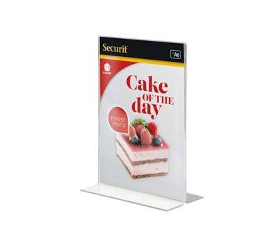 Display Portamenu' a T - 10,5 x 14,8 cm - A6 - Securit - PFT-ACV-A6 - 8719075280812 - DMwebShop