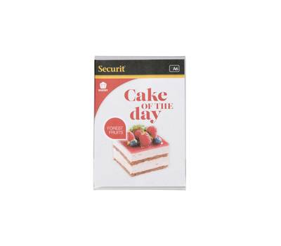 Display Portamenu' a L - 10,5 x 15 cm - A6 - Securit - PFT-ACL-A6 - 8719075280799 - DMwebShop