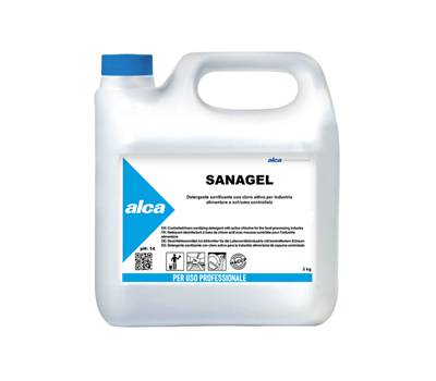 Detergente sanificante Sanagel - tanica da 3 lt - Alca - ALC863 - 8032937571294 - DMwebShop