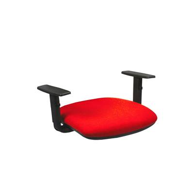 Coppia braccioli regolabili per seduta operativa TMTMI - nero - Unisit - ACCBRFRR2 - 8050043742070 - DMwebShop