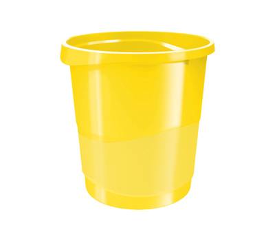 Cestino gettacarte Europost VIVIDA - 25,8 x 28,5 cm - altezza 32,2 cm - 14 lt - giallo - Esselte - 623946 - 4049793027098 - DMwebShop