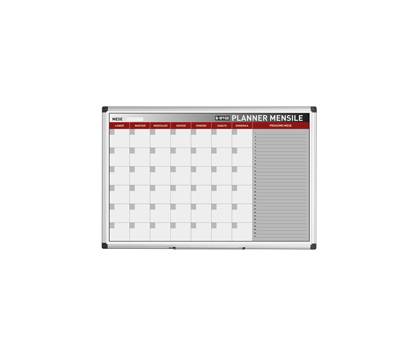 Planner magnetico mensile - 90 x 60 cm - silver - Bi-office - GA03267170 - 5603750070443 - DMwebShop