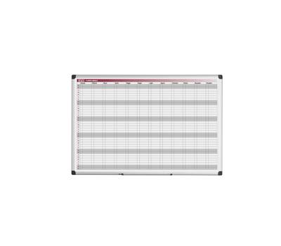 Planner magnetico annuale - 90 x 60 cm - silver - Bi-office - GA03268170 - 5603750070481 - DMwebShop