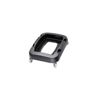 Carrello a 4 ruote per contenitore Office 32,5x47x15 cm nero - 12858 Carrello a 4 ruote per contenitore Office 32,5x47x15 cm nero - 12858