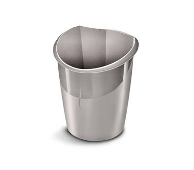 Cestino gettacarte Ellypse Xtra Strong altezza 38 cm 15 lt grigio talpa - 12376