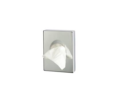 Dispenser ABS per sacchetti igienici 9,8x2,5x13,8 cm argento cromato - 12781 Dispenser ABS per sacchetti igienici 9,8x2,5x13,8 cm argento cromato - 12781