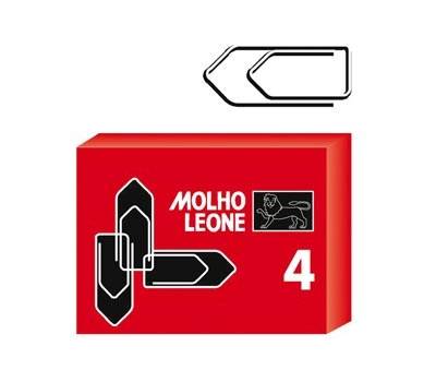 Fermagli zincati n 4 lunghezza 3,2 cm scatola 100 pezzi Molho Leone 21114 - 12209