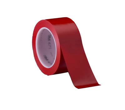 Nastro adesivo vinilico 471,5 cm x 33 mt rosso - 13143