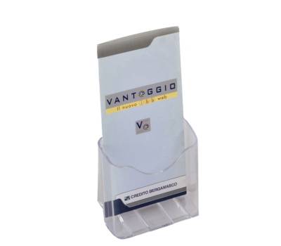 Portadepliant da banco 1 tasca 1-3 A4 12 x 20 x 9 cm - 13408