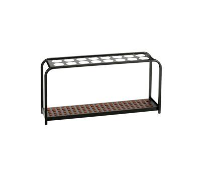 Portaombrelli Multi 16 posti 100,2 x 26 x 52,5 cm nero acciaio Medial MI714029 - 11540
