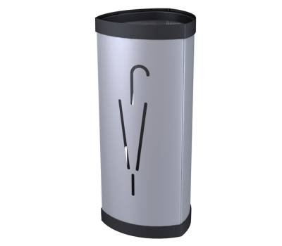 Portaombrelli diametro 26 cm H 60 cm metallo silver Alba PMTRIA2 M - 11542