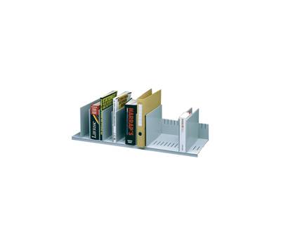 Portariviste 10 separatori mobili 80,2 x 27,5 x 21 cm grigio - 11618