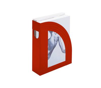 Portariviste E803,24,5 x 30 cm dorso 7 - 5 cm rosso - 11606