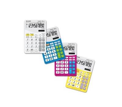 Calcolatrice da tavolo - bianco - EL M332B - 10 cifre - Sharp - ELM332BWH - 4974019026510 - DMwebShop