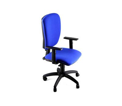 Seduta operativa Cluster CSA con braccioli regolabili blu - 11559 Seduta operativa Cluster CSA con braccioli regolabili blu - 11559