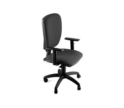 Seduta operativa Cluster CSA con braccioli regolabili nero - 11556