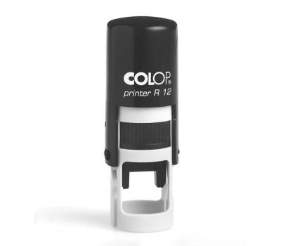 Timbro diametro 12 mm 2 righe personalizzabile autoinchiostrante Colop PRINTER R12 - 12713
