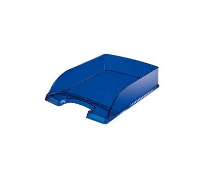 Vaschetta portacorrispondenza Plus Standard 25 - 5 x 7 x 36 cm blu trasparente - 11640