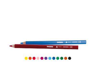 Matite colorate Jumbo diametro mina 5,5 mm 12 colori astuccio 120 pezzi Primo 511MAXI120 - 11038 - 1