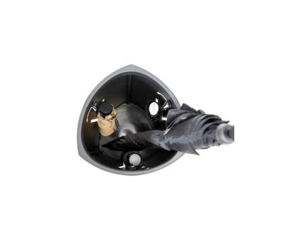 Portaombrelli diametro 26 cm H 60 cm metallo nero Alba - 11541 - 1