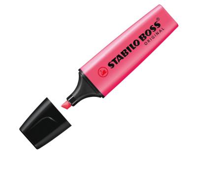 Evidenziatore Boss Original - punta a scalpello - tratto 2 - 5 mm - colori assortiti - cilindro 6 pezzi - Stabilo - 7006 - 4006381214575 - DMwebShop - 5