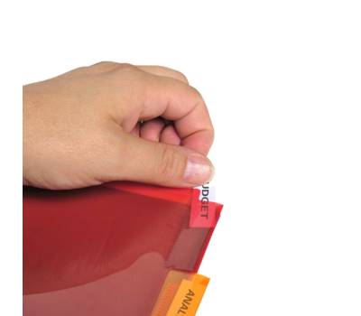 Divisori neutri a 12 tacche - PP - A4 maxi - con portaetichetta - colori assortiti - conf. 10 pezzi - Exacompta - 4844E - 3130630048442 - DMwebShop - 4