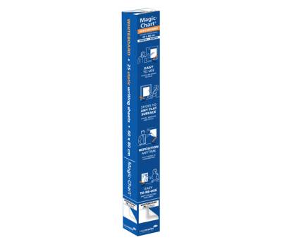 Fogli elettrostatici Magic Chart - 60 x 80 cm - bianco lucido - rotolo da 25 pezzi - Legamaster - 159100 - 8713797095181 - DMwebShop - 1