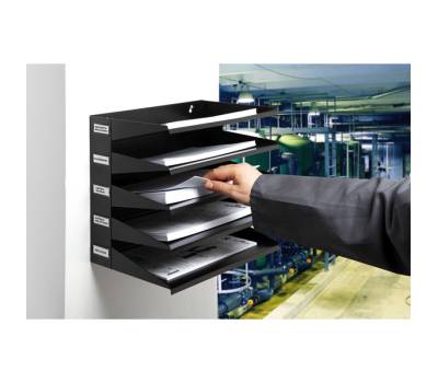 Portadocumenti Sorter Rack - 33 x 36 x 25 cm - 5 scomparti - nero - Durable - 3360-01 - 4005546989464 - DMwebShop - 1
