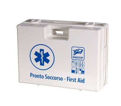 Valigetta di pronto soccorso Multisan - 44,3 x 33,8 x 14,7 cm - HACCP - oltre 3 persone - bianco - Pvs - CPS101 - 8034028011726 - DMwebShop - 1