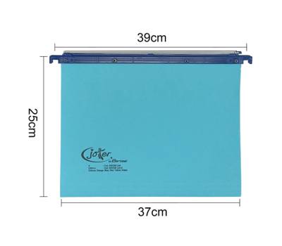Cartella sospesa Joker - cassetto - interasse 39 cm - fondo U 3 cm - 37 x 25 cm - blu - conf. 25 pezzi - Bertesi - 400/395 Link 3-A3 - 8058983261620 - DMwebShop - 1