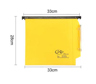 Cartella sospesa Joker - armadio - interasse 33 cm - fondo U 3 cm - 32,6 x 28 cm - giallo - conf. 25 pezzi - Bertesi - 414F Link 3-A5 - 8058983262016 - DMwebShop - 1