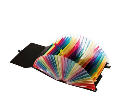 Valigetta portadocumenti - 25 tasche colorate - PPL - nero - Lebez - 2580 - 8007509039984 - DMwebShop - 2