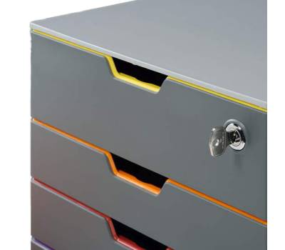 Cassettiera Varicolor Safe - 28 x 29,2 x 35,6 cm - 4 cassetti - Durable - 7606-27 - 4005546702414 - DMwebShop - 3