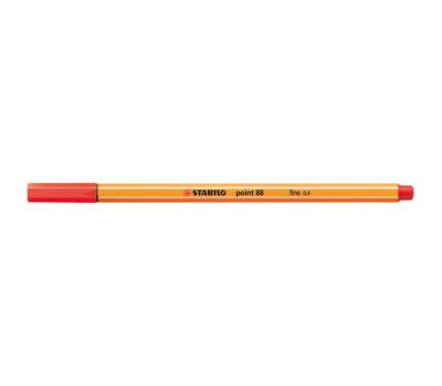 Fineliner Point 88 - tratto 0,4 mm - rosso chiaro 48 - conf. 10 pezzi - Stabilo - 88/48 - 4006381493215 - DMwebShop - 1