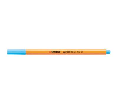 Fineliner Point 88 - tratto 0,4 mm - azzurro neon 031 - conf. 10 pezzi - Stabilo - 88/031 - 4006381493437 - DMwebShop - 1