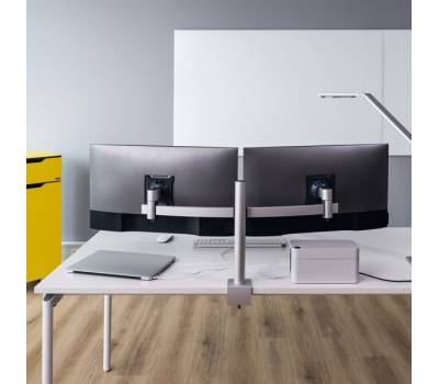 Braccio portamonitor estensibile - per 2 monitor - Durable - 5085-23 - 4005546998404 - DMwebShop - 3