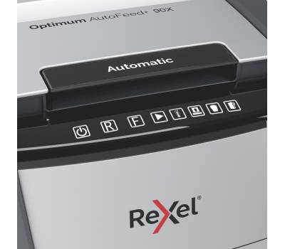 Distruggidocumenti Optimum AutoFeed+ 90X - a frammenti - Rexel - 2020090XEU - 5028252616799 - DMwebShop - 2