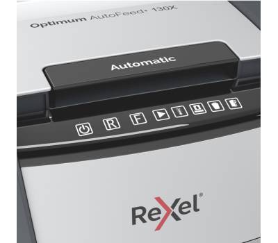 Distruggidocumenti Optimum AutoFeed+ 130X - a frammenti - Rexel - 2020130XEU - 5028252616874 - DMwebShop - 2