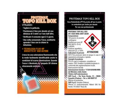 Box Topo kill esca rodenticida - Protemax - PROTE030 - 8005831012743 - DMwebShop - 1