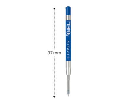 Refill Quink Gel - punta media - blu - Parker - 1950346 - 3501179503462 - DMwebShop - 2