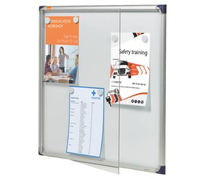 Bacheca per interni ultrapiatta - fondo in metallo magnetico bianco - 6 fogli - A4 - orizzontale - Nobo - 1900847 - 5028252108270 - DMwebShop - 1