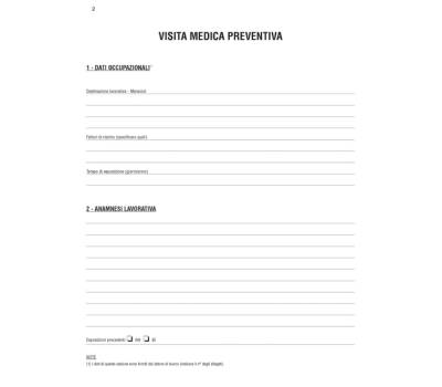 Cartella sanitaria - di rischio - per lavoratori - esposti ad agenti - cancerogeni - 31 x 24 cm - Edipro - E2434 - 8023328243401 - DMwebShop - 1