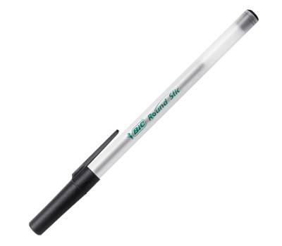 Penna a sfera a scatto con cappuccio ECOlutions - punta 1 mm - nero - conf. 60 pezzi - Bic - 8932393 - 3086123256644 - DMwebShop - 2