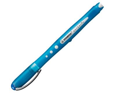 Roller Worker Colorful - con cappuccio - tratto 0,5 mm - colori assortiti - astuccio 4 roller - Stabilo - 2019/4 - 4006381415699 - DMwebShop - 1