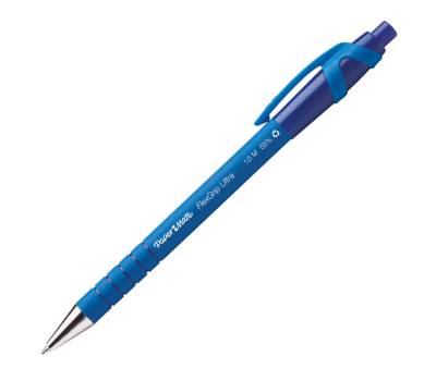 Penna a sfera a scatto Flexgrip Ultra - punta 1 mm - blu - scatola 30 + 6 pezzi - Papermate - 1910074 - 3501179100746 - DMwebShop - 1