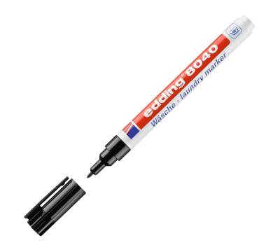 Marcatore permanente per tessuti 8040 - punta 1 mm - nero - Edding - 4-8040 001 - 4004764784202 - DMwebShop - 1