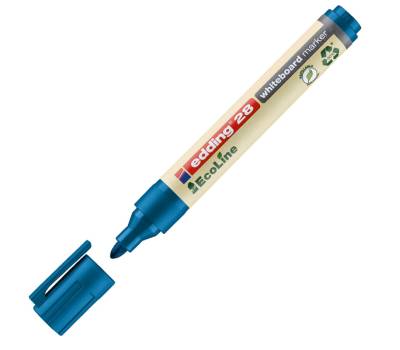 Marcatore per lavagne bianche 28 EcoLine - punta conica - 1,5 - 3 mm - astuccio 4 pezzi - Edding - E-28-4 - 4004764918263 - DMwebShop - 2